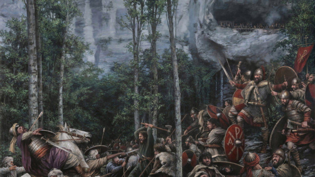 La primera victoria, por Ferrer Dalmau